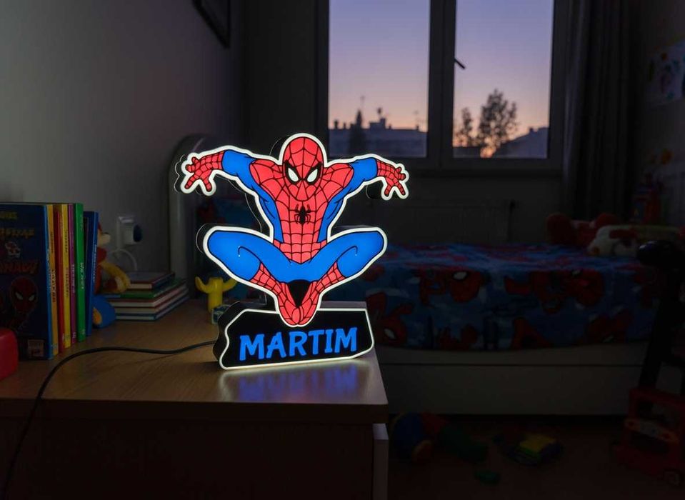 Luminária Personalizada Spider-Man