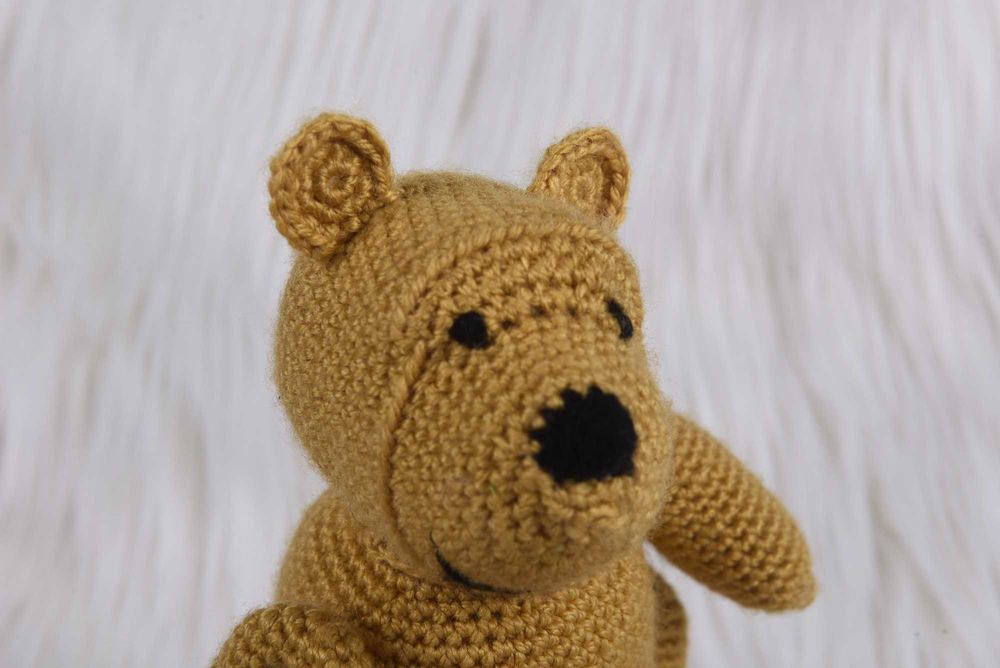 Kubuś Puchatek Miś na szydełku zabawka dla dziecka