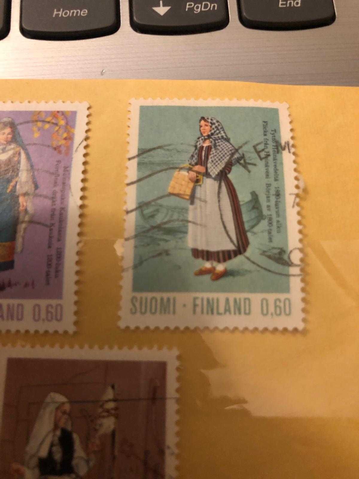 Costumes of Finland, 5 stamps, Stamp of Finland - 1973