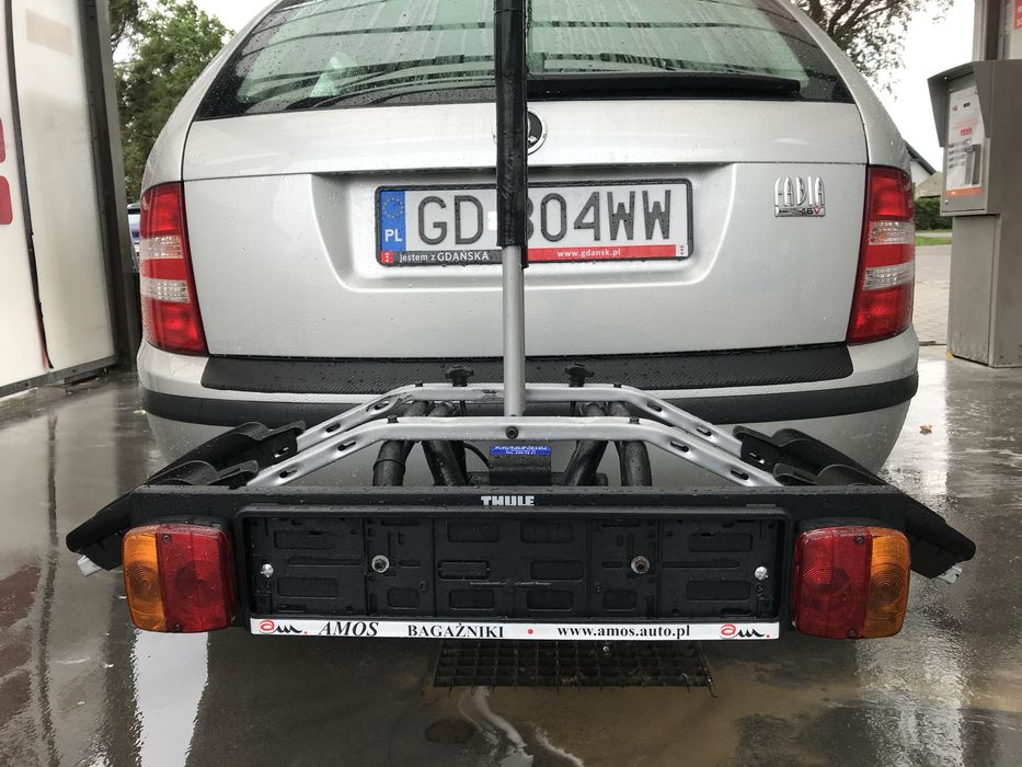 Bagażnik rowerowy na hak na 2 rowery THULE