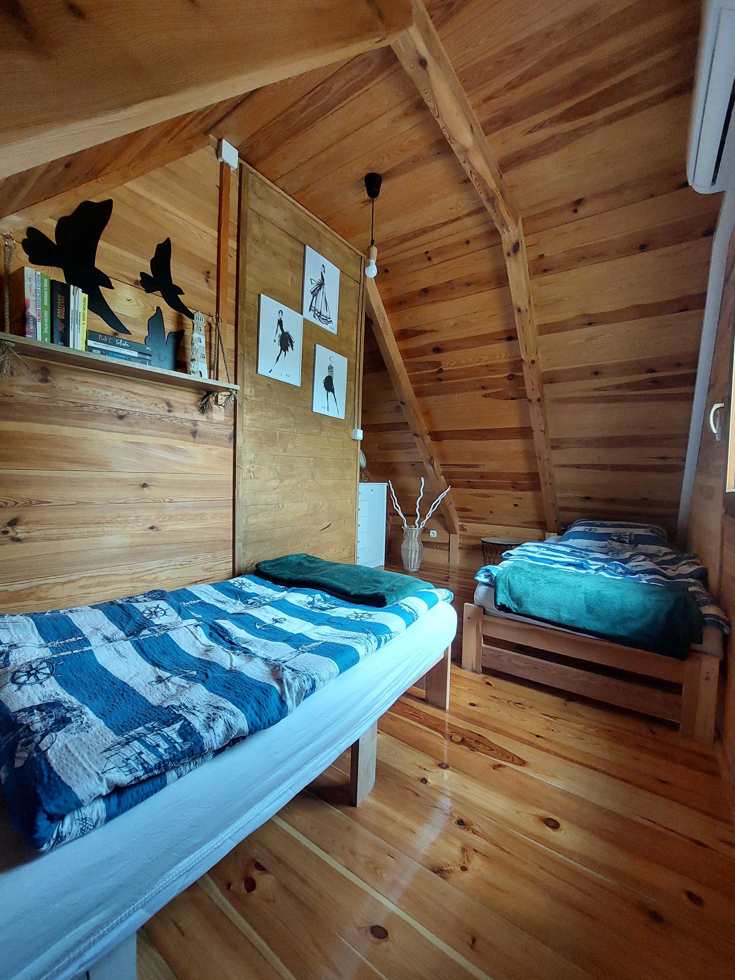 Domek nad jeziorem Gopło w Połajewie Kajak, rowerek wodny
