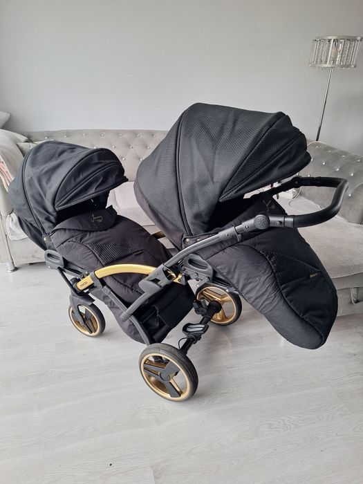 Wozek 3w1 4w1 junama diamond duo blizniaczy bliźniakow rok po roku pod