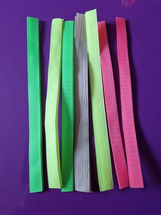 Rzepy krawieckie zestaw 7szt szer2 cm  długi 25 cm produkt nowy