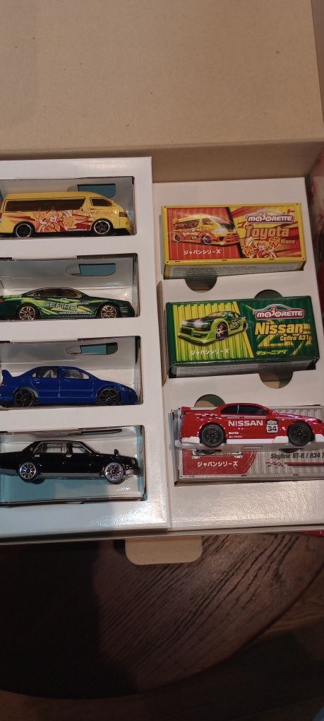 Zestaw modeli firmy Majorette edition Japan style Tuning 6 modeli