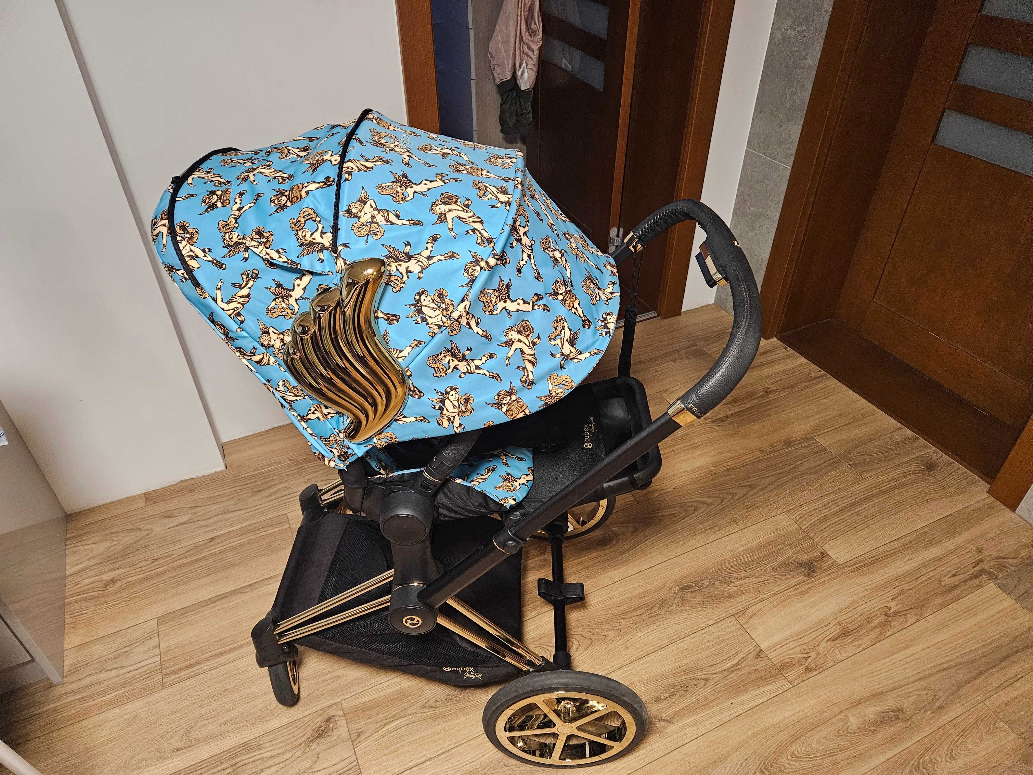 Cybex Priam  Wózek Spacerowy By Jeremy Scott Cherub Blue- OKAZJA