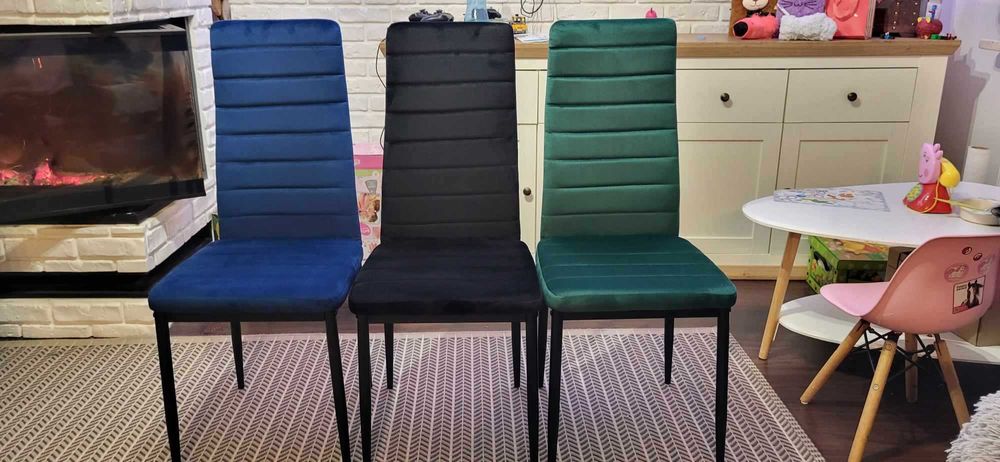 iękne i eleganckie krzesła VELVET w super cenie SUPER JAKOŚĆ