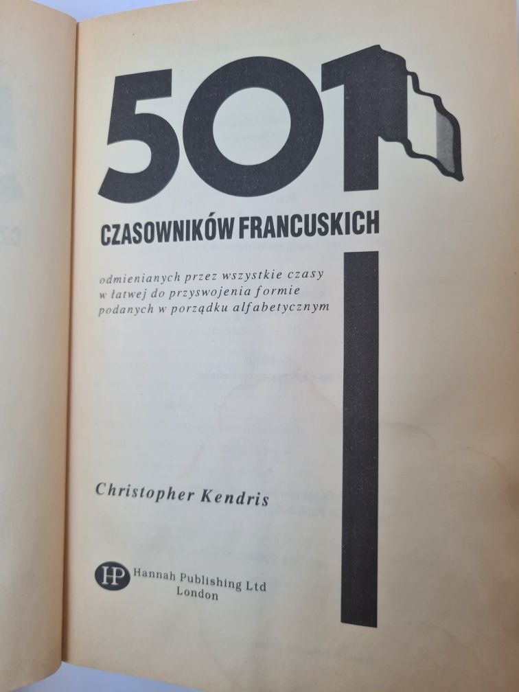 501 czasowników francuskich - Książka