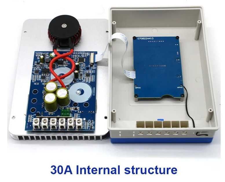 Controlador Carga MPPT Puro 20A - 100A 12v - 48v Lítio e Chumbo