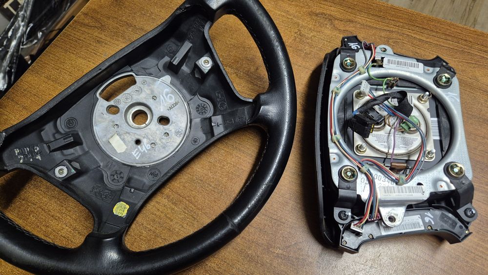 BMW E46 Kierownica Skóra Multifunkcja Poduszka AirBag Polift nr 16
