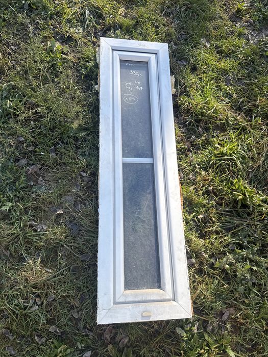 1x okno plastikowe 40x147 podluzne szpros (rozwierne, wysylka 40x150)