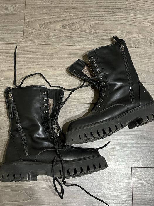 Берці унісекс жіночі/ чоловічі | шкіряні | берцы