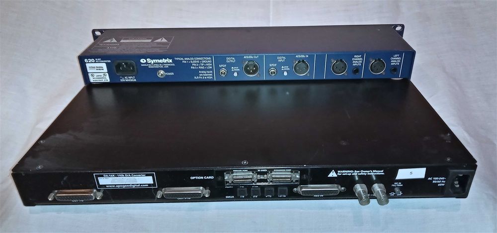 Apogee DA-16X Symetrix 620 Avid Accel Core конвертер аудіоінтерфейс