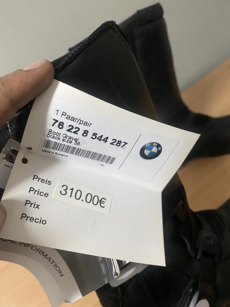 Nowe Buty Motocyklowe BMW Gravel r.38 / 762285/44287