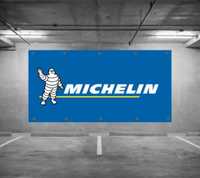 Baner plandeka Michelin 300x150cm ogrodzenie warsztat garaż