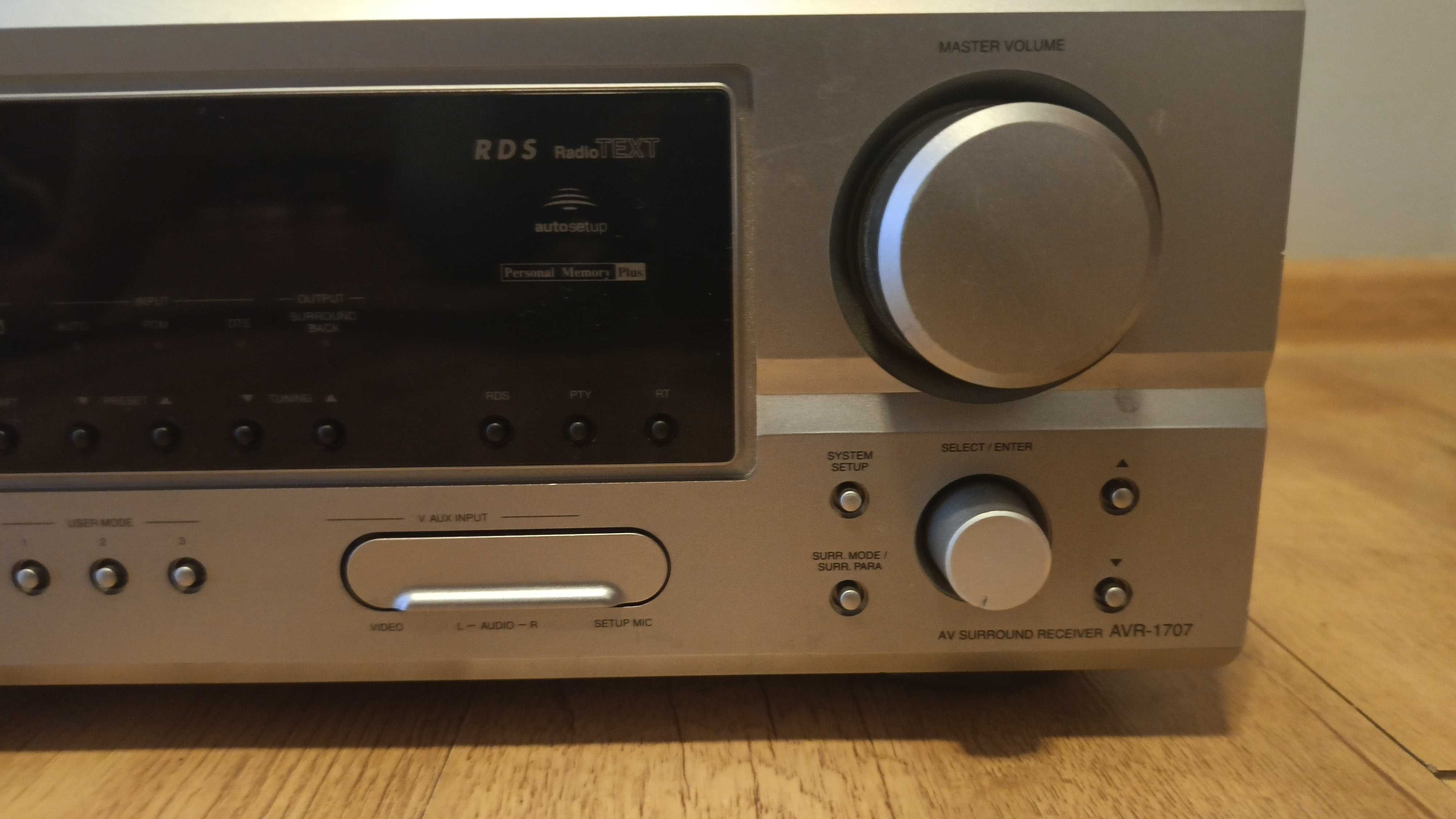 Amplituner DENON AVR-1707 + Pilot