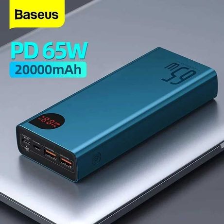 Повербанк для ноутбука Powerbank Baseus 65Вт USB Type-C