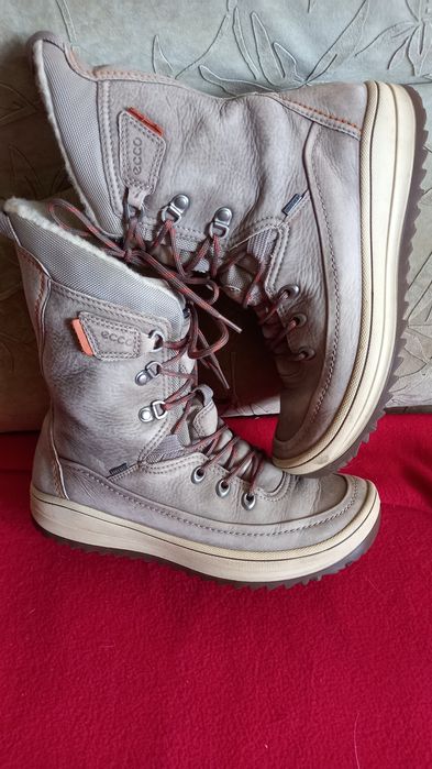 Зимові шкіряні чоботи ЕССО gore-tex р.40