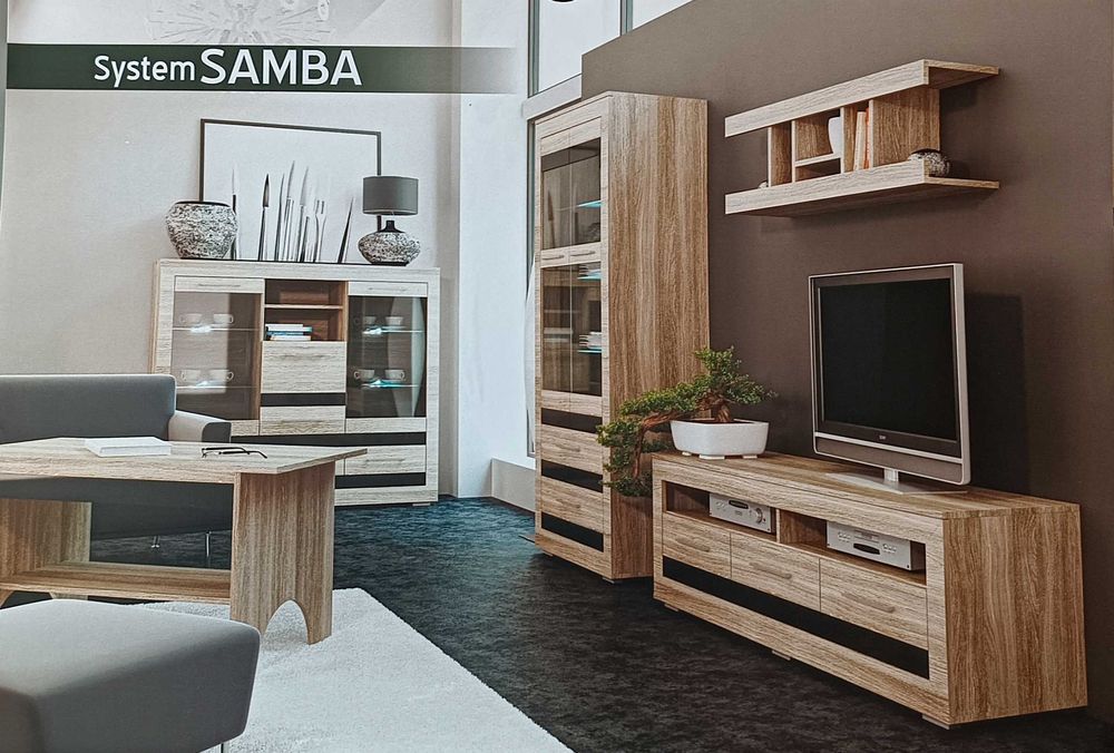 Nowa witryna ze szkłem 197x50x45 wyprzedaż producenta