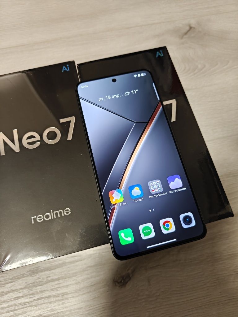 Realme Neo 7 12/256GB Black_9300+_IP69_7000mAh_нові, налаштовані