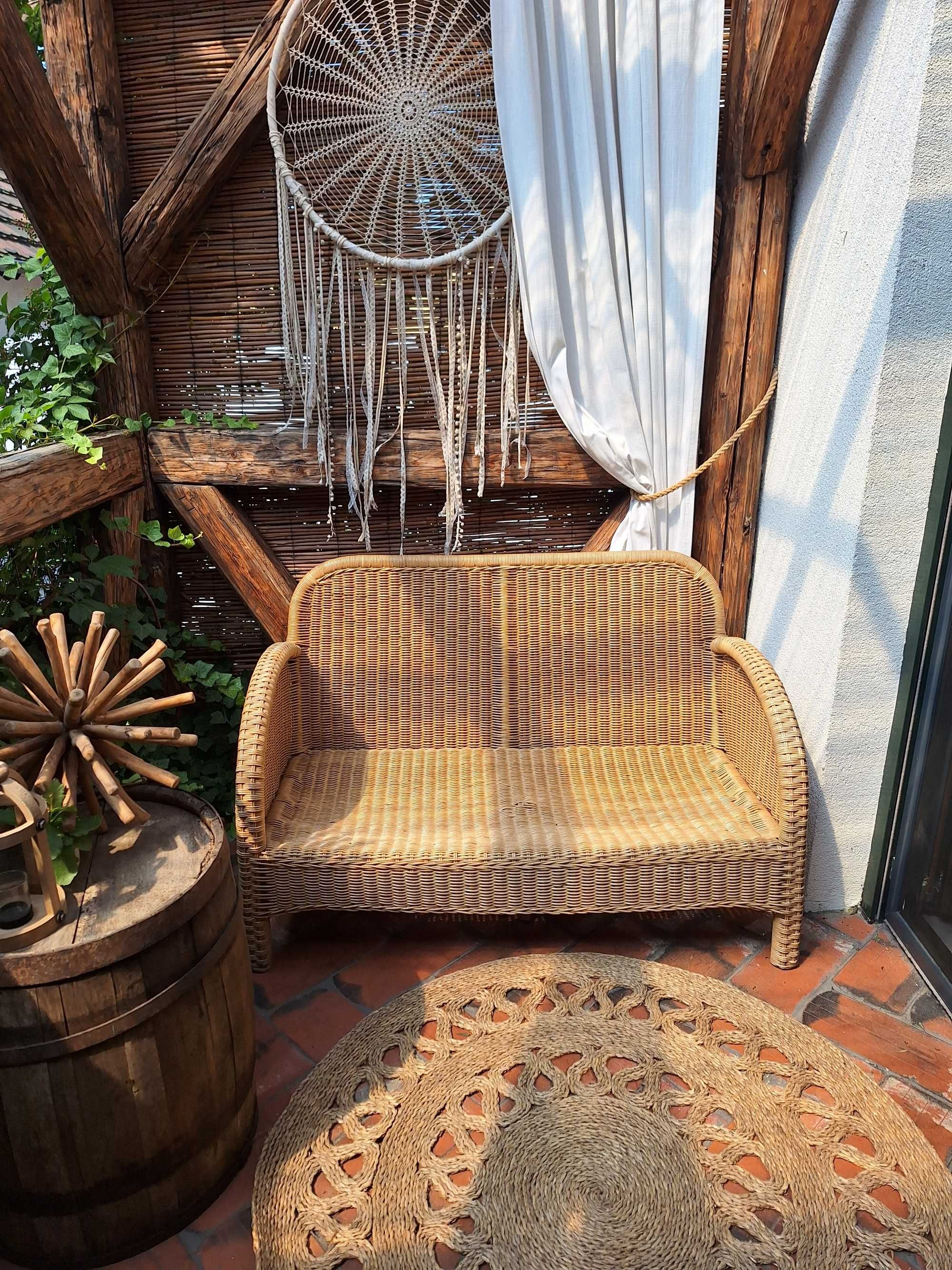 Sofa rattanowa/wiklinowa