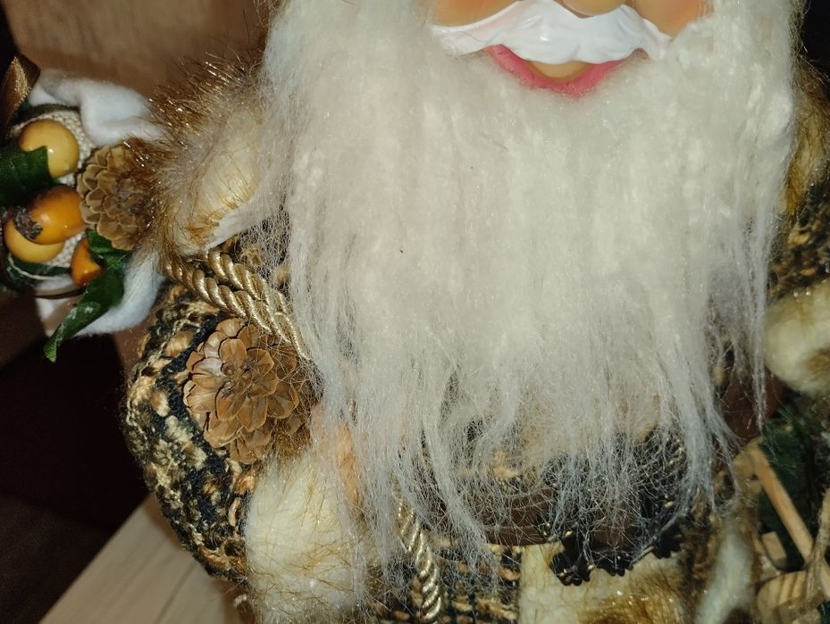 Санта Клаус, дед мороз, 43см , с колпаком 50, новый