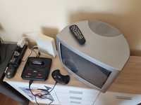 SEGA Mega Drive II + TV Philips + akcesoria + gry