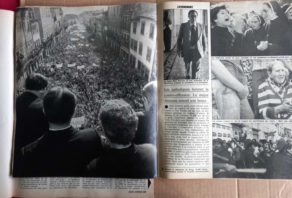 Paris-Match/Gaceta Ilus. PREC/Verão Quente/Oriana Fallaci-Mário Soares