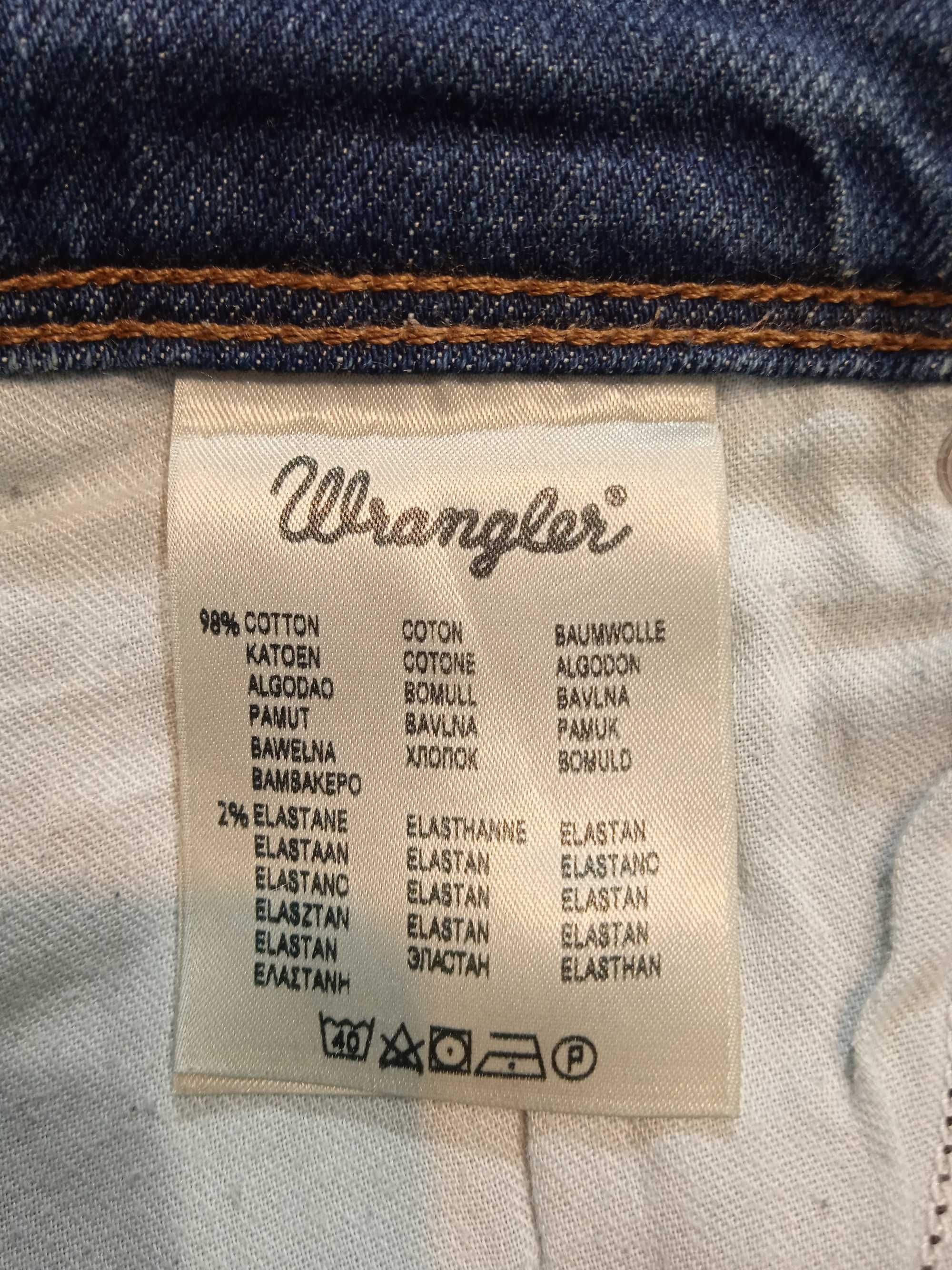 Wrangler Regular Fit niebieskie męskie spodnie jeansy W32 L32 Sold!