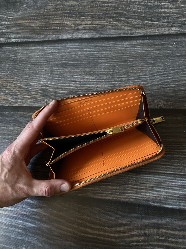 Saint Laurent жіночий гаманець оригінал шкіра