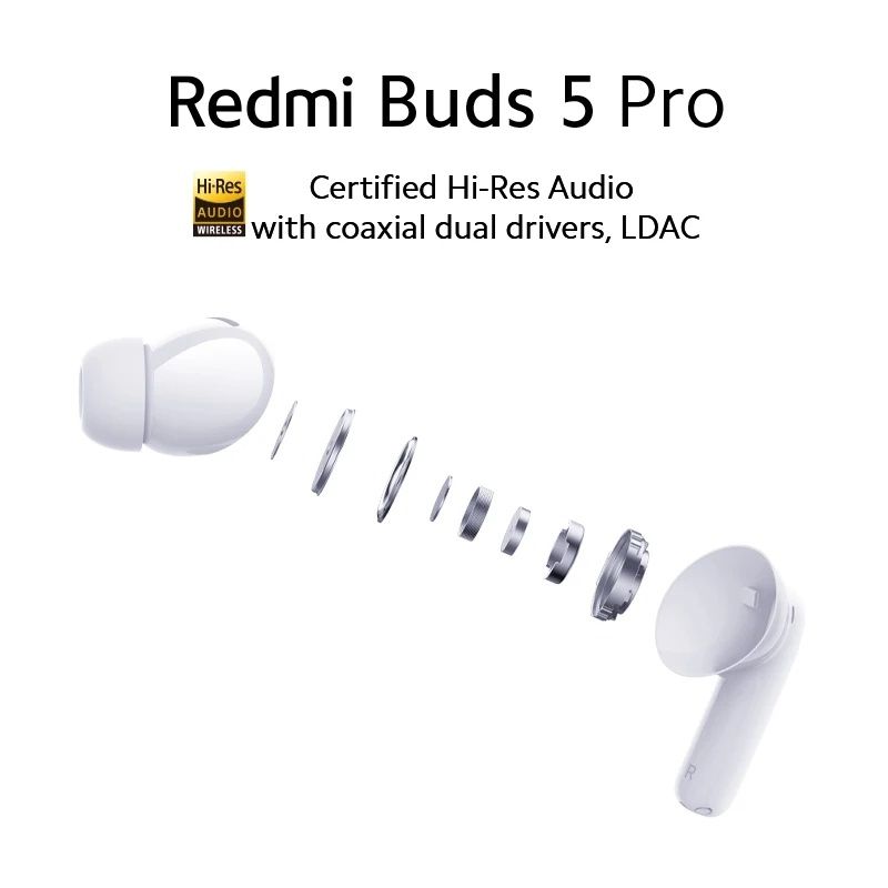 Навушники Redmi buds 5 pro (global   LDAC )