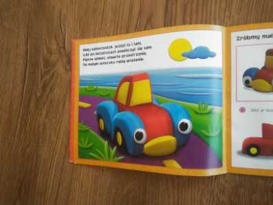Plastelinowe pojazdy książka budowy Play-doh