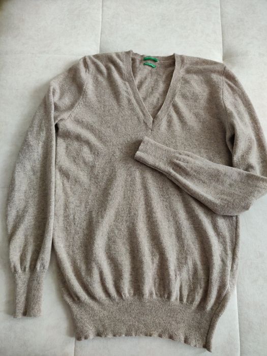 Кашемировый свитер Massimo Dutti джемпер шерсть меринос вовняний гольф