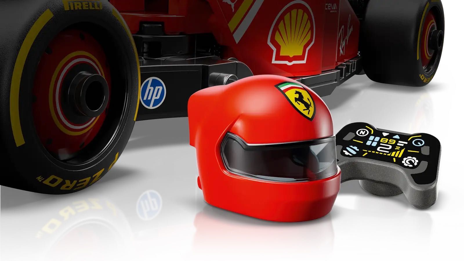 Zestaw Ferrari F1 LEGO. Pojazd + Figurka. OKAZJA