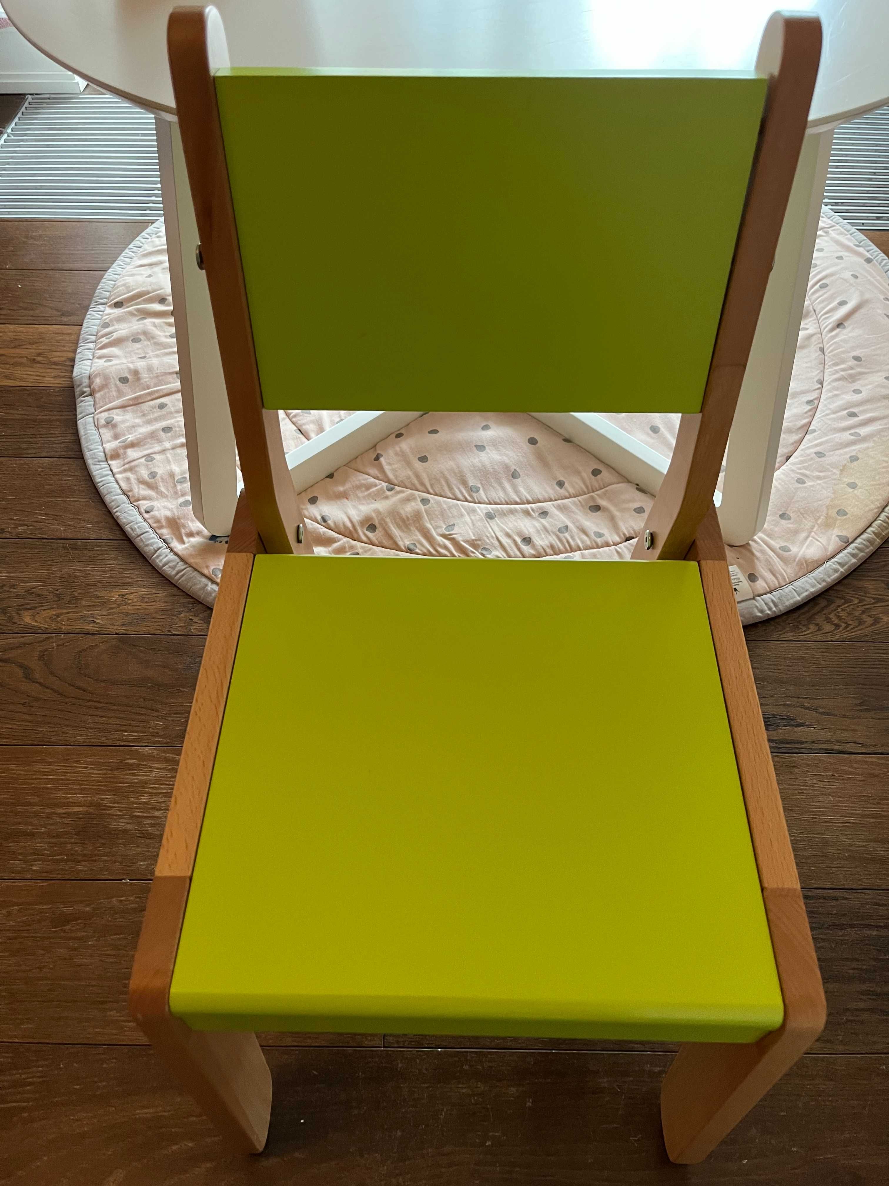 Krzesełko dla dziecka, solidne, lite drewno, super jakość, piękne