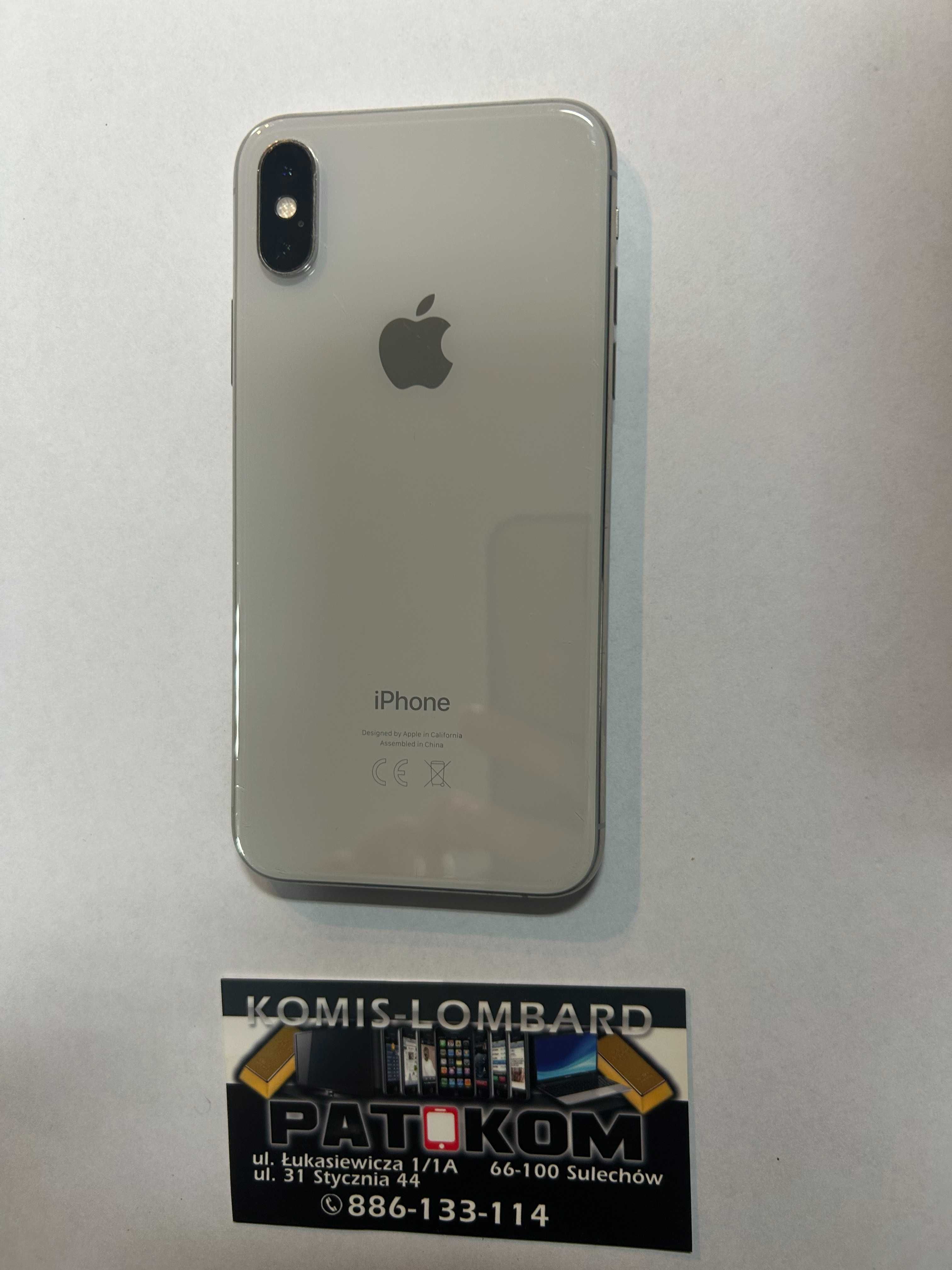 Iphone XS 64 GB Srebrny ***PAT KOM***