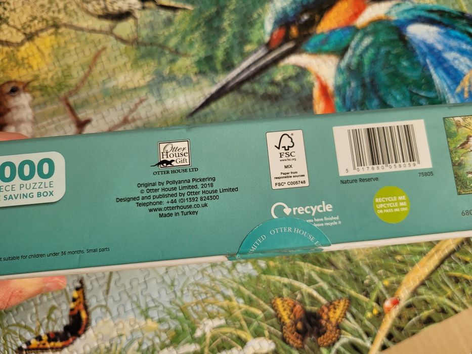 Otter House 1000, Nature Reserve nr 75805, zimorodek, kaczki, jezoro