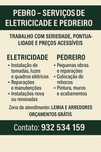 Pedro serviço- Eletricista