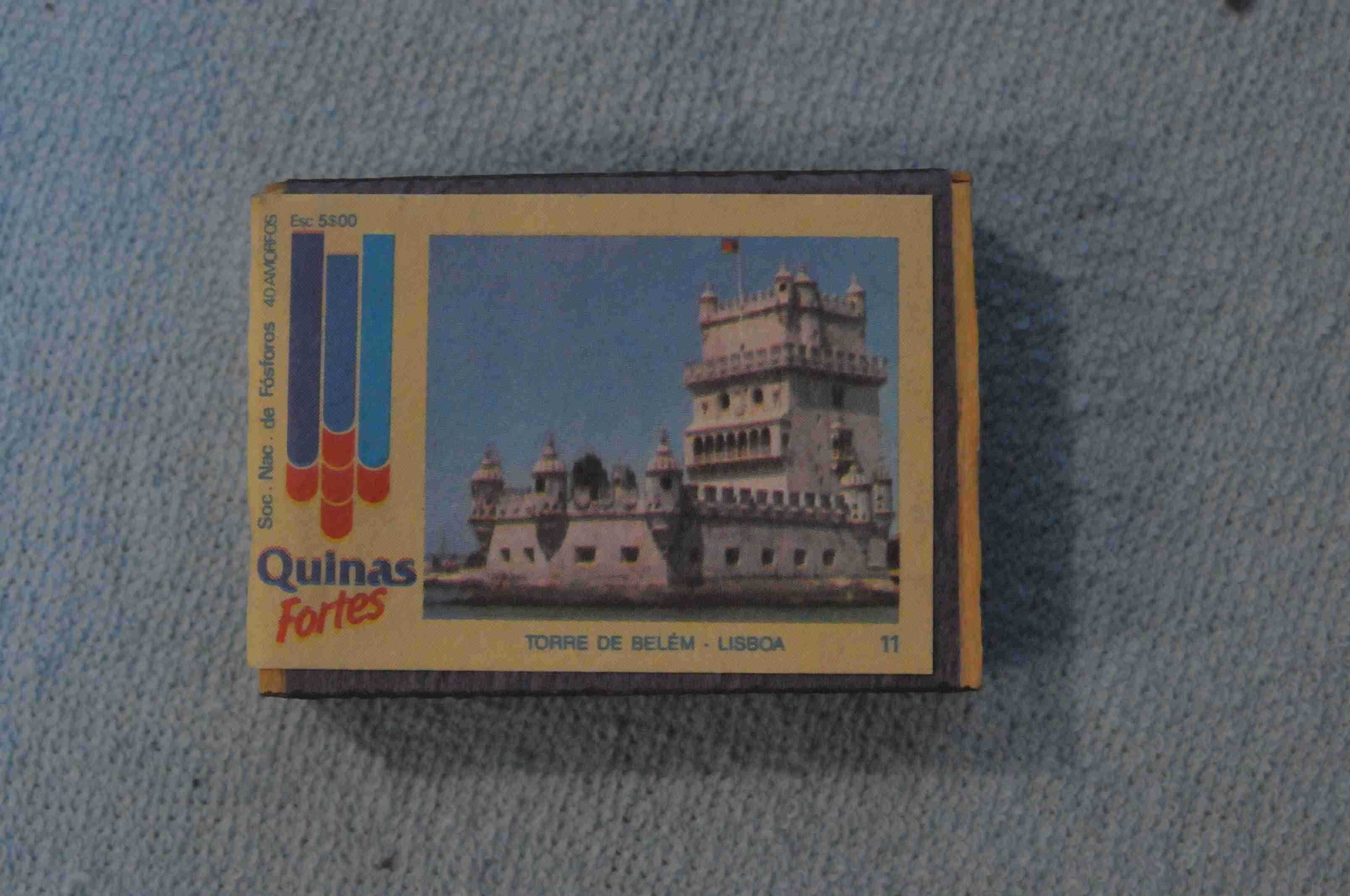 Vintage –  8 caixas de fósforos Quinas Fortes  – Os 12 da CEE