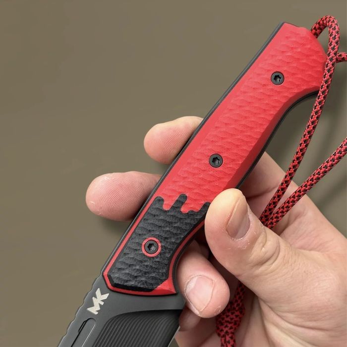 Nóż MK Knives & Tools Rambler Vanadis 23 Red/Black G10 Carbon Holstex