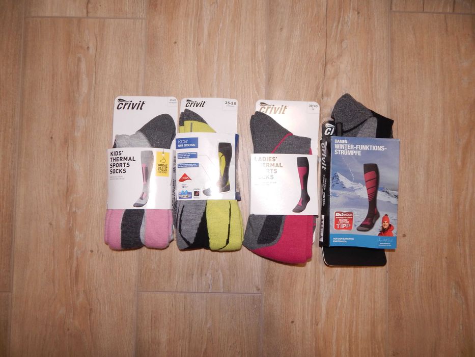 лижні носки шкарпетки високі гольфи Crivit Pro, Німеччина