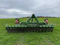 Amazone catros 4001+, brona talerzowa.