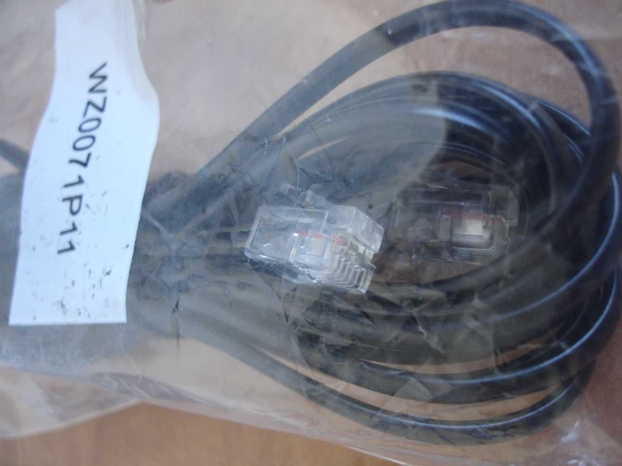 Toshiba WZ0071P11  - Kabel przewód telefoniczny RJ-11 Czarny 3 m Nowy