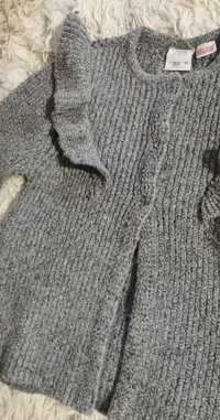 Sweterek rozpinany kardigan rozmiar 92