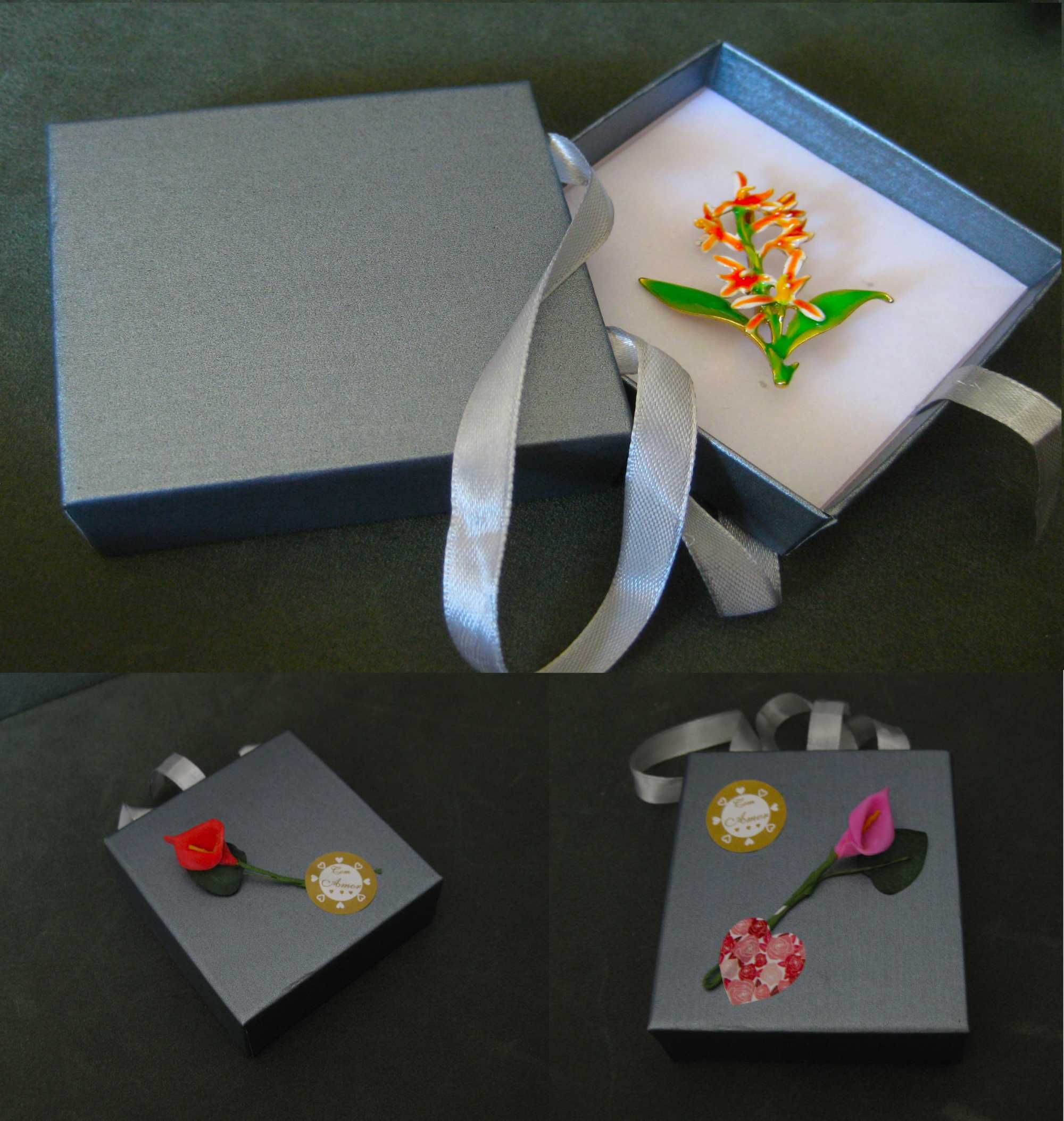 Alfinete / Broche / Pregadeira Orquidia NOVO