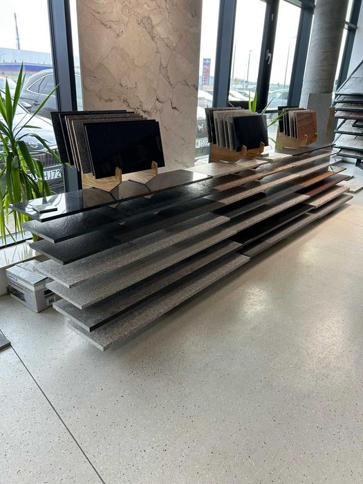 Granit na Taras, Ogród, Brązowy, Stopnica Granitowa, Płomieniowana.