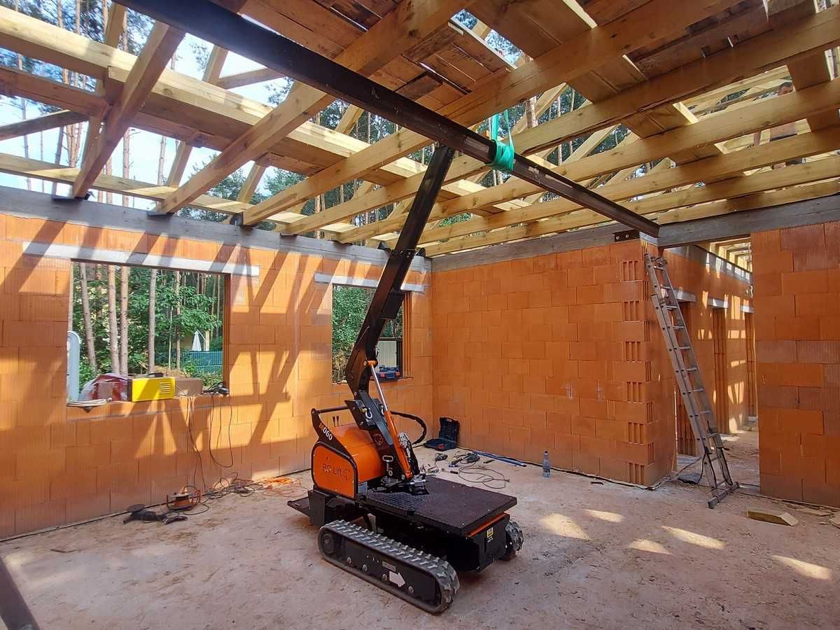 Mini żuraw wynajem BG LIFT M060 manipulator do szkła szyb okien pająk