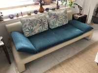 Sofa cama turquesa