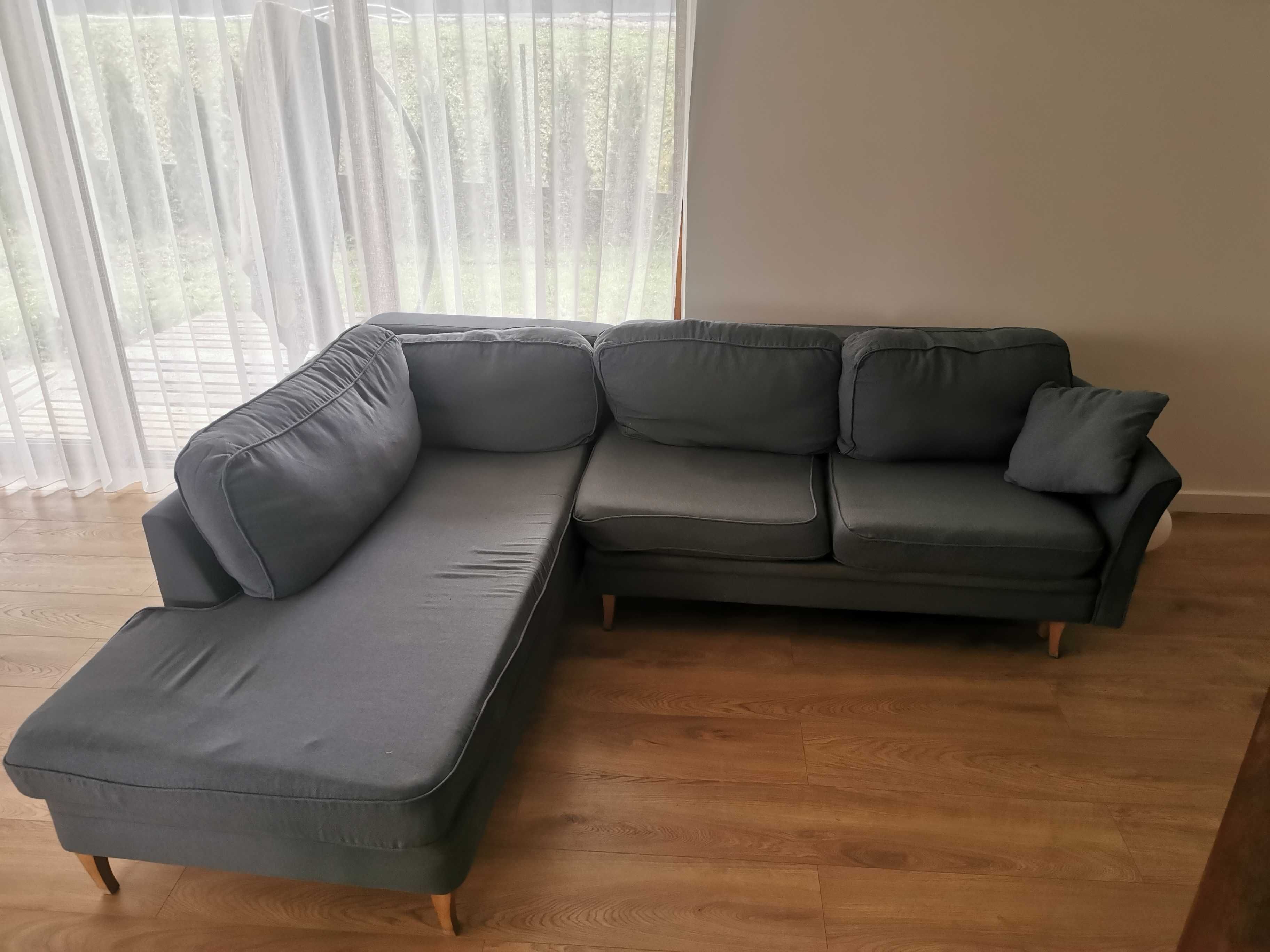 Narożnik z funkcją spania kanapa sofa