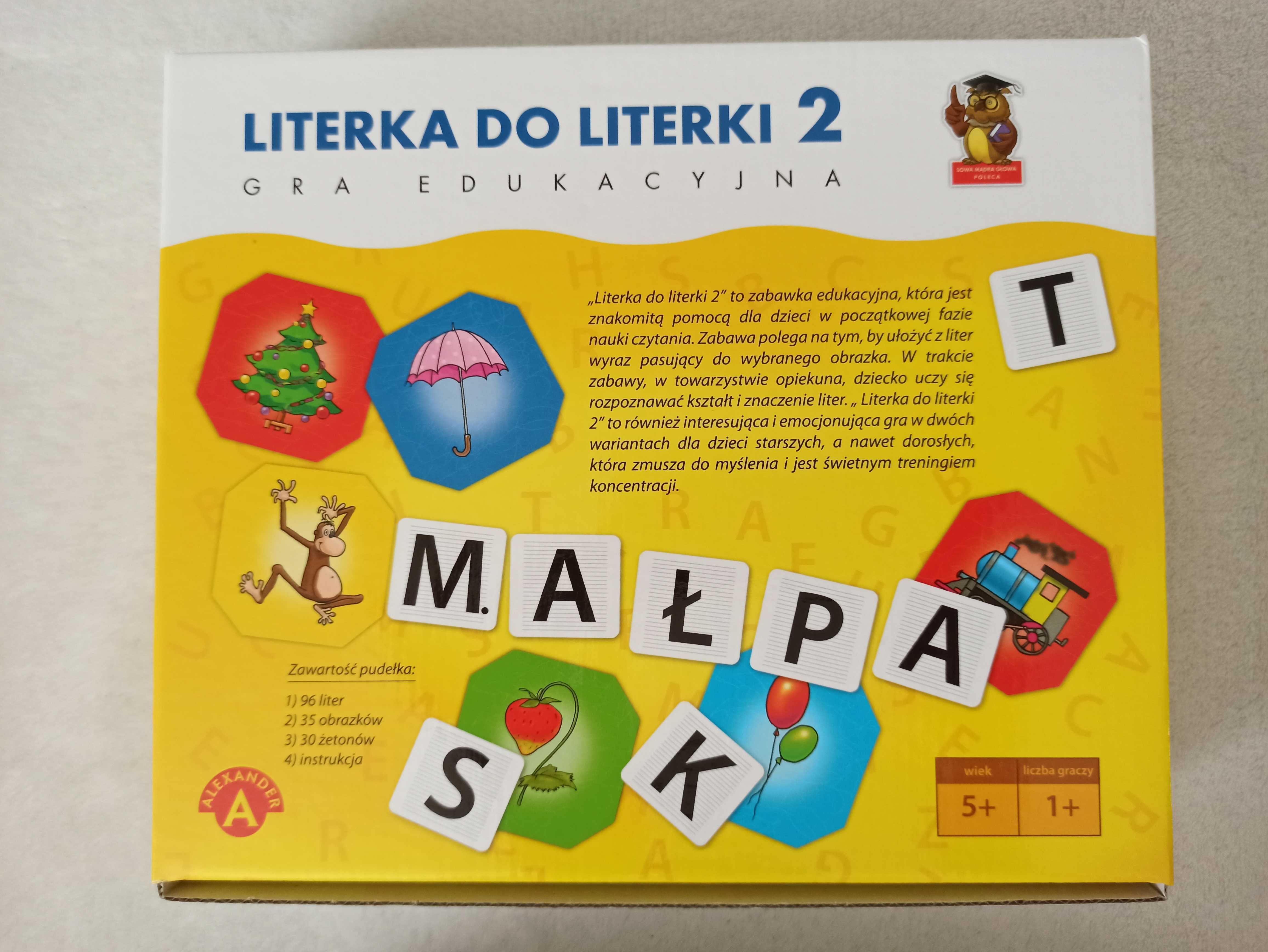 Zabawka edukacyjna - Literka do literki 2 - Alexander