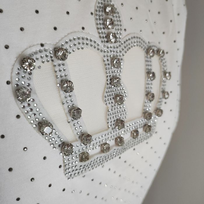 Bluzka z koroną w cyrkonie